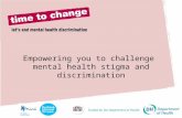 Empowering you to challenge mental health stigma and discrimination.