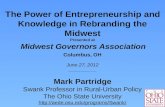 1 The Power of Entrepreneurship and Knowledge in Rebranding the Midwest Midwest Governors Association The Power of Entrepreneurship and Knowledge in Rebranding.