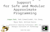 F LEX J AVA : Language Support for Safe and Modular Approximate Programming Jongse Park, Hadi Esmaeilzadeh, Xin Zhang, Mayur Naik, William Harris Alternative.