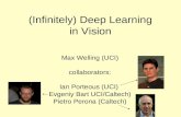 (Infinitely) Deep Learning in Vision Max Welling (UCI) collaborators: Ian Porteous (UCI) Evgeniy Bart UCI/Caltech) Pietro Perona (Caltech)