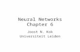 Neural Networks Chapter 6 Joost N. Kok Universiteit Leiden.