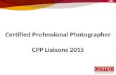 Certified Professional Photographer CPP Liaisons 2015.