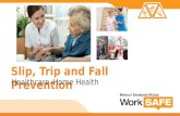 Slip, Trip and Fall Prevention Healthcare–Home Health.