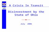 A Crisis In Transit Disinvestment by the State of Ohio July 2006.