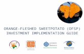 O RANGE -F LESHED S WEET P OTATO (OFSP) INVESTMENT IMPLEMENTATION GUIDE.