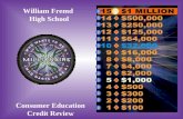 William Fremd High School Consumer Education Credit Review.
