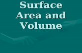 Surface Area and Volume. Surface Area of Prisms Surface Area = The total area of the surface of a three-dimensional object (Or think of it as the amount.