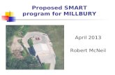 Proposed SMART program for MILLBURY April 2013 Robert McNeil.