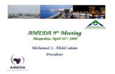 AMEDA 9 th Meeting Alexandria, April 26 th, 2009 Mohamed S. Abdel salam President.