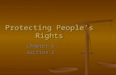 Protecting People’s Rights Chapter 6 Section 2. Key Terms Separation of Church and State Separation of Church and State Eminent Domain Eminent Domain.