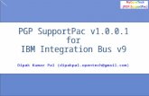 Dipak Kumar Pal (dipakpal.opentech@gmail.com). Problem Statement: Limited security facilities in IBM Integration Bus PGP SupportPac version 1.0.0.1 for.