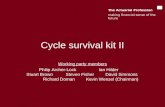 Cycle survival kit II Working party members Philip Archer-Lock Ian Hilder Stuart Brown Steven Fisher David Simmons Richard Doman Kevin Wenzel (Chairman)