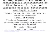 Http:// Unitary Appreciative Inquiry: Praxiological Investigation of Risk Induced Professional Caregiver.