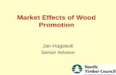 Market Effects of Wood Promotion Jan Hagstedt Senior Advisor.