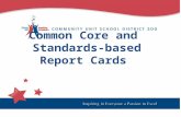 Common Core and Standards-based Report Cards. What is common core? Set of academic standards that 45 states have adopted Standards have been adopted for.
