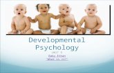 Developmental Psychology UNIT 9 Baby Ethan "What is it?"