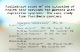 Preliminary study of the situation of health care services for persons with depressive symptoms: the case study from Yasothorn province Acharaporn Seeherunwong*