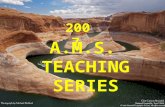 A.M.S. TEACHING SERIES 2007. WORKMANAPPROVED SESSION ONE.