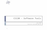 CS130 – Software Tools Fall 2010 Statistics and PASW Wrap-up 1.
