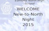 Edmond North High School WELCOME New-to-North Night 2015.