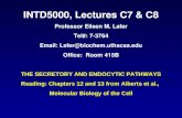 INTD5000, Lectures C7 & C8 Professor Eileen M. Lafer Tel#: 7-3764 Email: Lafer@biochem.uthscsa.edu Office: Room 415B THE SECRETORY AND ENDOCYTIC PATHWAYS.