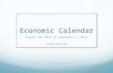 Economic Calendar August 28, 2015 to September 1, 2015 Jacob Nielsen.