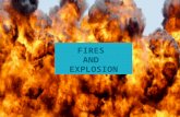 FIRES AND EXPLOSION. OBJECTIVES:  TO DEFINE AND DISCUSS THE FIRE (FIRE TRIANGLE)  TO DISTINGUISH BETWEEN FIRES AND EXPLOSION AS WELL AS THE FLAMMABILITY.