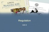Unit 3 Regulation. 2 Regulation of Nursing Practice l Protection of Public l Licensure l Certification.