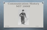 Communication History MIT 2000f 10/7/2015 MIT20001.