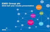 EMIS Group plc 2015 half year results presentation.