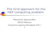 The Grid approach for the HEP computing problem Massimo Sgaravatto INFN Padova massimo.sgaravatto@pd.infn.it.