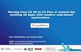 Moving from CA 2E to CA Plex or extend the existing 2E Apps with modern web-based applications Axel Oberländer and James Ryan eMail: axel.oberlaender@teamconsult.deaxel.oberlaender@teamconsult.de.