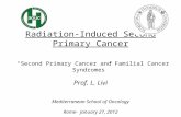 Radiation-Induced Second Primary Cancer “Second Primary Cancer and Familial Cancer Syndromes” Prof. L. Livi Mediterranean School of Oncology Rome- January.