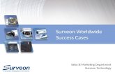 Sales & Marketing Department Surveon Technology Surveon Worldwide Success Cases.