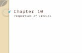 Chapter 10 Properties of Circles. 10.1 Using Properties of Tangents Circle- a set of all points in a plane that are equidistant from a given point called.