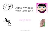 Doing My Best with Listening ELPA Test 2012 Yelena Kniep PPS.