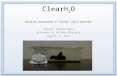 ClearH 2 O Duration Assessment of DietGel 31M & HydroGel Bilsky Laboratory University of New England August 6, 2012.