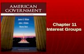 Chapter 11 Interest Groups. Copyright © 2013 Cengage WHO GOVERNS? WHO GOVERNS? 1.Do interest groups dominate government, and is any particular lobby politically.