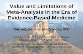 Gbiondizoccai@gmail.com  Value and Limitations of Meta-Analysis in the Era of Evidence-Based Medicine Giuseppe Biondi-Zoccai, MD Division.