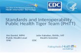 Standards and Interoperability Public Health Tiger Team (PHTT) Jim Daniel, MPH John Saindon, DrHSc, MT Public Health Lead Health Scientist ONC CDC 1.