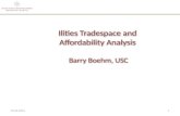 Ilities Tradespace and Affordability Analysis Barry Boehm, USC 10-22-20131.