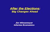 After the Elections: Big Changes Ahead Jim Wiesemeyer Informa Economics.