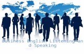 Business English Listening and Speaking.  Part 1 Practical Listening & Speaking Part 1 Practical Listening & Speaking  Part 2 Business Speaking Part.