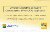 Action ADAPT / IDM, November 13th, 2008 cyril.ballagny@univ-pau.frcyril.ballagny@univ-pau.fr Dynamic Adaptive Software Components: The MOCAS Approach1.