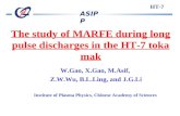 The study of MARFE during long pulse discharges in the HT-7 tokamak W.Gao, X.Gao, M.Asif, Z.W.Wu, B.L.Ling, and J.G.Li Institute of Plasma Physics, Chinese.