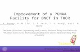 16 th International Congress on Neutron Capture Therapy June 14-19, Helsinki, Finland Improvement of a PGNAA Facility for BNCT in THOR C. K. Huang 1, H.