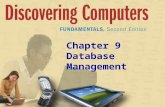 Chapter 9 Database Management. Today  Review 6 parts of the IT model  Understand what a database is  Demonstrate a database example using Access.