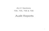 1 Audit Reports AU-C Sections 700, 705, 706 & 708.