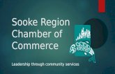 Sooke Region Chamber of Commerce Leadership through community services.