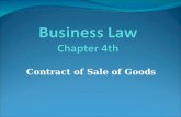 Contract of Sale of Goods. Sale of Goods Act Definition of Contract of Sale Section 4(1) of the Sale of Goods Act defines a contract of sale of goods.